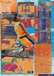 Scan of the review of NBA Courtside 2 featuring Kobe Bryant published in the magazine Nintendo Magazine System 83, page 2