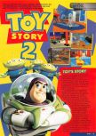 Scan of the review of Toy Story 2 published in the magazine Nintendo Magazine System 85, page 1