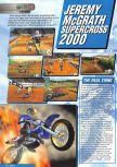 Scan of the review of Jeremy McGrath Supercross 2000 published in the magazine Nintendo Magazine System 85, page 1