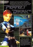 Scan of the preview of Perfect Dark published in the magazine Nintendo Magazine System 87, page 1