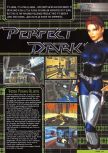 Scan of the review of Perfect Dark published in the magazine Nintendo Magazine System 88, page 1