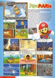 Scan of the preview of Paper Mario published in the magazine Nintendo Magazine System 89, page 4