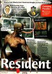 Scan of the review of Resident Evil 2 published in the magazine N64 Pro 29, page 1