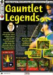Scan of the review of Gauntlet Legends published in the magazine N64 Pro 29, page 1