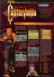 Scan de la soluce de Castlevania paru dans le magazine GamePro 127, page 1