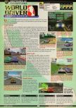 Scan du test de World Driver Championship paru dans le magazine GamePro 130, page 1