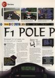 Scan of the review of F1 Pole Position 64 published in the magazine 64 Magazine 06, page 1
