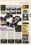 Scan of the review of F1 Pole Position 64 published in the magazine 64 Magazine 06, page 4