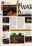 Scan of the review of War Gods published in the magazine 64 Magazine 06, page 1