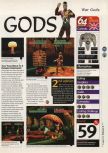 Scan of the review of War Gods published in the magazine 64 Magazine 06, page 2