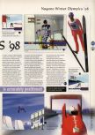 Scan of the preview of Nagano Winter Olympics 98 published in the magazine 64 Magazine 06, page 8