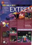 Scan of the review of Extreme-G published in the magazine 64 Magazine 07, page 1