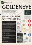 Scan de la soluce de Goldeneye 007 paru dans le magazine 64 Magazine 07, page 1