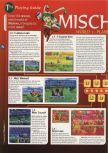 Scan of the walkthrough of Mischief Makers published in the magazine 64 Magazine 07, page 1