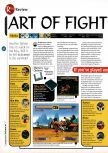 Scan of the review of Flying Dragon published in the magazine 64 Magazine 10, page 1