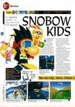 Scan of the review of Snowboard Kids published in the magazine 64 Magazine 10, page 1