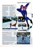 Scan of the review of Nagano Winter Olympics 98 published in the magazine 64 Magazine 10, page 4