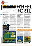 Scan of the review of Wheel of Fortune published in the magazine 64 Magazine 10, page 1