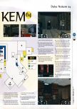 Scan of the walkthrough of Duke Nukem 64 published in the magazine 64 Magazine 10, page 2