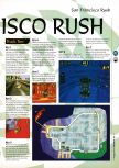 Scan of the walkthrough of San Francisco Rush published in the magazine 64 Magazine 10, page 2