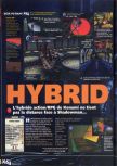 Scan of the review of Hybrid Heaven published in the magazine X64 22, page 1