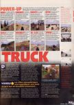 Scan of the review of Monster Truck Madness 64 published in the magazine X64 22, page 2