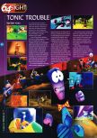 Scan of the preview of Tonic Trouble published in the magazine 64 Magazine 12, page 11