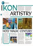 Scan of the preview of Holy Magic Century published in the magazine 64 Magazine 12, page 6