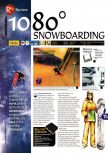 Scan du test de 1080 Snowboarding paru dans le magazine 64 Magazine 12, page 1