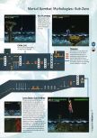 Scan of the walkthrough of Mortal Kombat Mythologies: Sub-Zero published in the magazine 64 Magazine 12, page 4