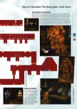 Scan of the walkthrough of Mortal Kombat Mythologies: Sub-Zero published in the magazine 64 Magazine 12, page 6