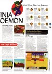 Scan of the review of Mystical Ninja Starring Goemon published in the magazine 64 Magazine 13, page 2