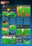 Scan of the preview of International Superstar Soccer 98 published in the magazine 64 Magazine 14, page 1