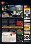 Scan of the review of Blast Corps published in the magazine 64 Magazine 02, page 7
