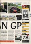 Scan of the review of F1 Pole Position 64 published in the magazine 64 Magazine 02, page 2