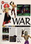 Scan of the review of War Gods published in the magazine 64 Magazine 03, page 1