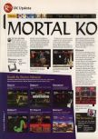 Scan of the review of Mortal Kombat Trilogy published in the magazine 64 Magazine 03, page 1