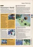 Scan of the walkthrough of Super Mario 64 published in the magazine 64 Magazine 03, page 6