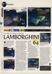Scan of the preview of Automobili Lamborghini published in the magazine 64 Magazine 03, page 1