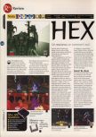 Scan of the review of Hexen published in the magazine 64 Magazine 04, page 1