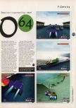 Scan of the preview of F-Zero X published in the magazine 64 Magazine 04, page 5