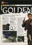 Scan of the review of Goldeneye 007 published in the magazine 64 Magazine 05, page 1