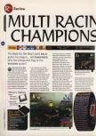 Scan du test de Multi Racing Championship paru dans le magazine 64 Magazine 05, page 1