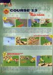 Scan of the walkthrough of Super Mario 64 published in the magazine 64 Extreme 2, page 12