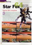 Scan of the preview of Lylat Wars published in the magazine 64 Extreme 2, page 1