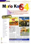 Scan of the review of Mario Kart 64 published in the magazine 64 Extreme 1, page 1