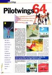 Scan of the review of Pilotwings 64 published in the magazine 64 Extreme 1, page 1