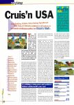Scan du test de Cruis'n USA paru dans le magazine 64 Extreme 1, page 1