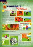 Scan of the walkthrough of Super Mario 64 published in the magazine 64 Extreme 1, page 3
