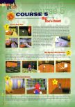 Scan of the walkthrough of Super Mario 64 published in the magazine 64 Extreme 1, page 11